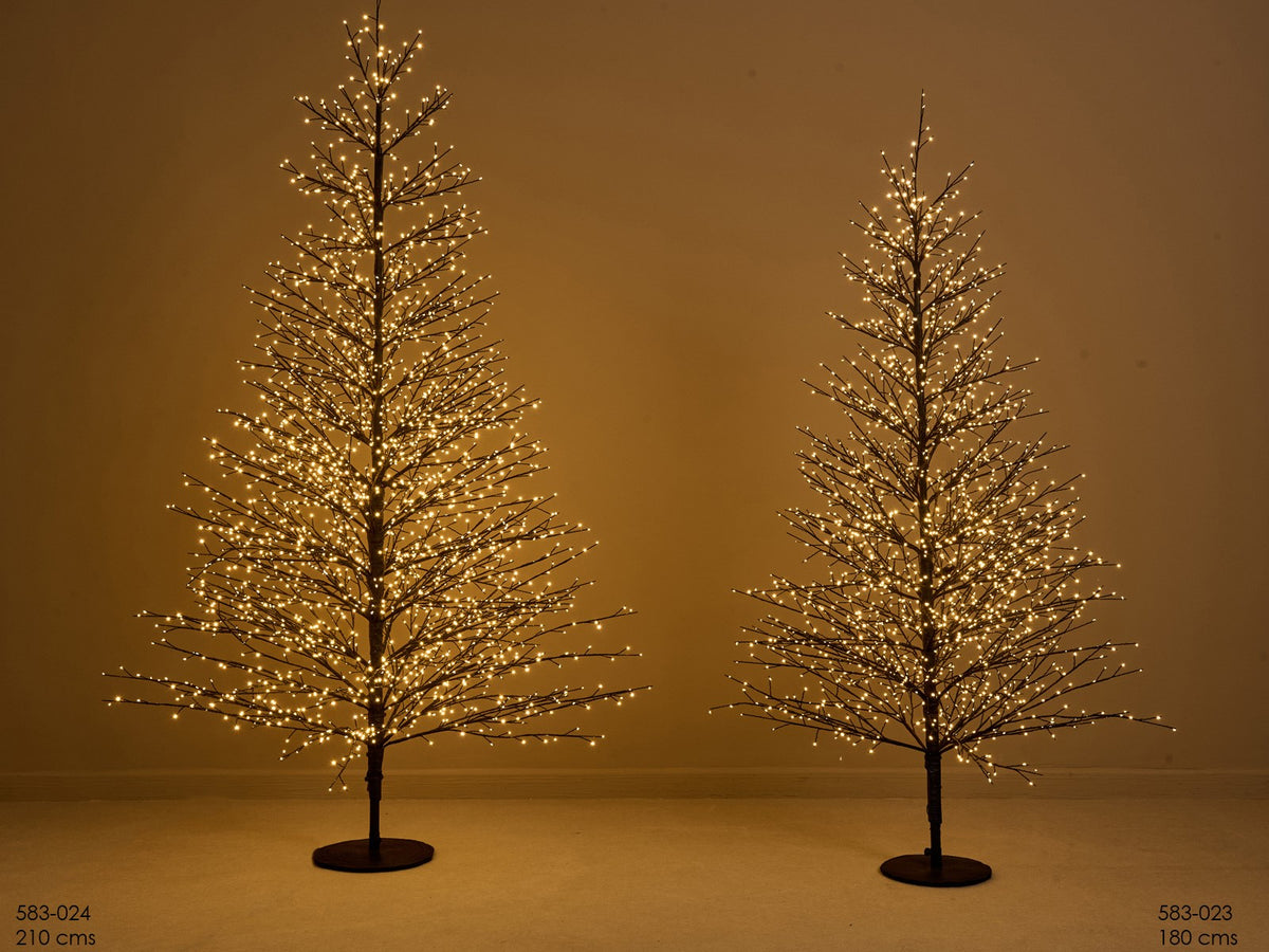 Arbol navidad fantasia 180 cms 1940 luces led