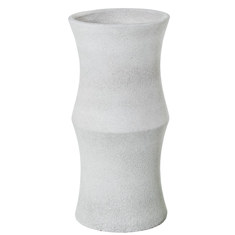 Paragüero Cerámica Beige Arena Forma Bambú Ø25x50cm