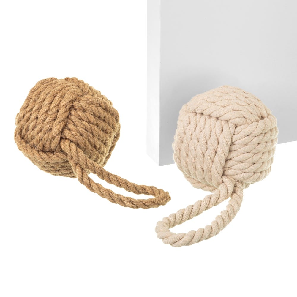 TOPE PUERTA BOLA 2/M TELA-GRAVILLA 16 X 16 X 14 CM