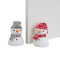 TOPE PUERTA MUÑECO NIEVE 2/C TELA-ARENA 15 X 13 X 25 CM