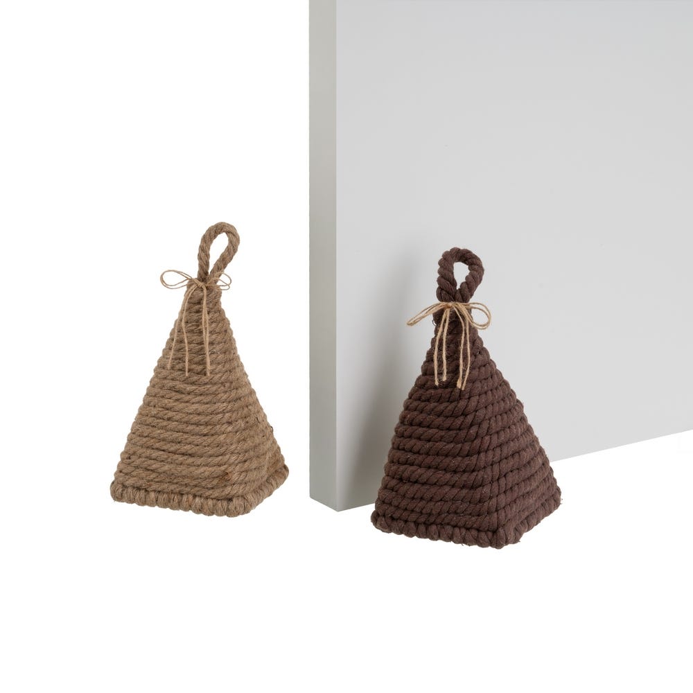 TOPE PUERTA PIRÁMIDE 2/C TELA-GRAVILLA 14 X 14 X 23 CM