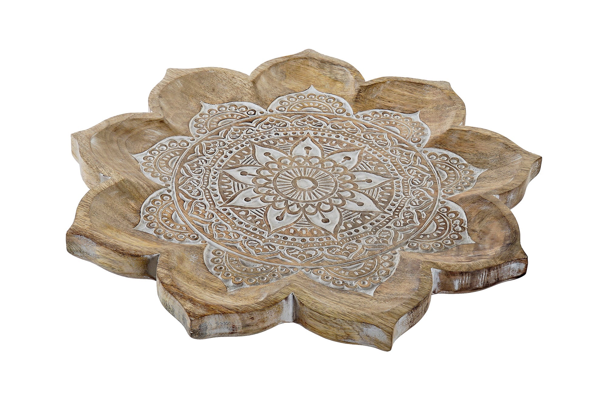 CENTRO MESA MANGO 46X46X4 MANDALA DECAPE NATURAL