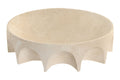 CENTRO MESA CEMENTO 26X26X7 CREMA