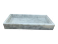 BANDEJA MARMOL 30,5X15,5X3,8 BLANCO