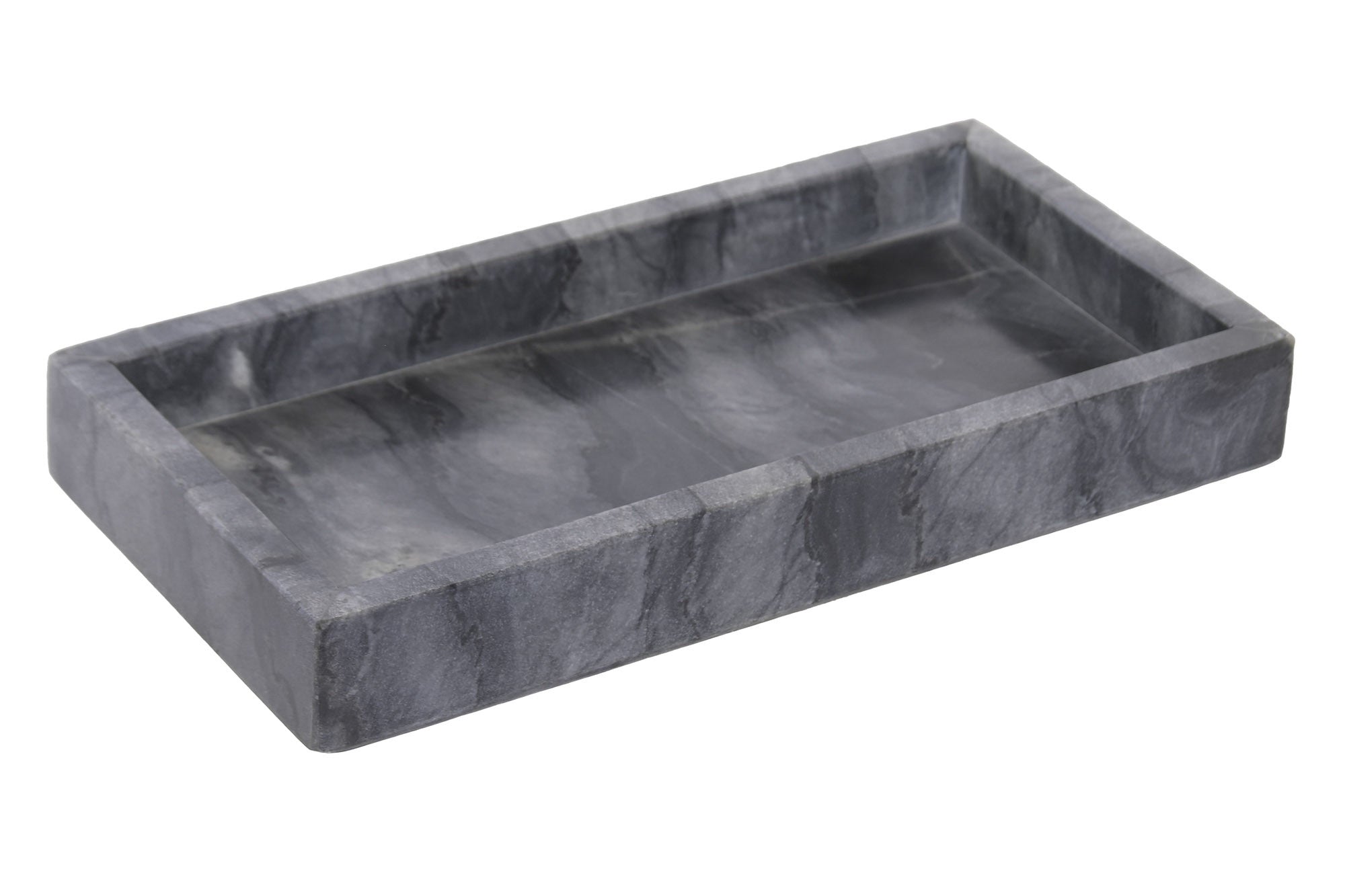 BANDEJA MARMOL 30,5X15X3,8 NEGRO