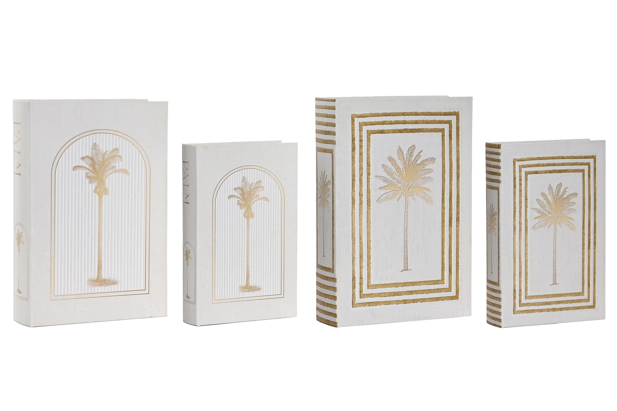 CAJA LIBRO SET 2 PU MDF 21X7X30 GLAM 2 SURT.