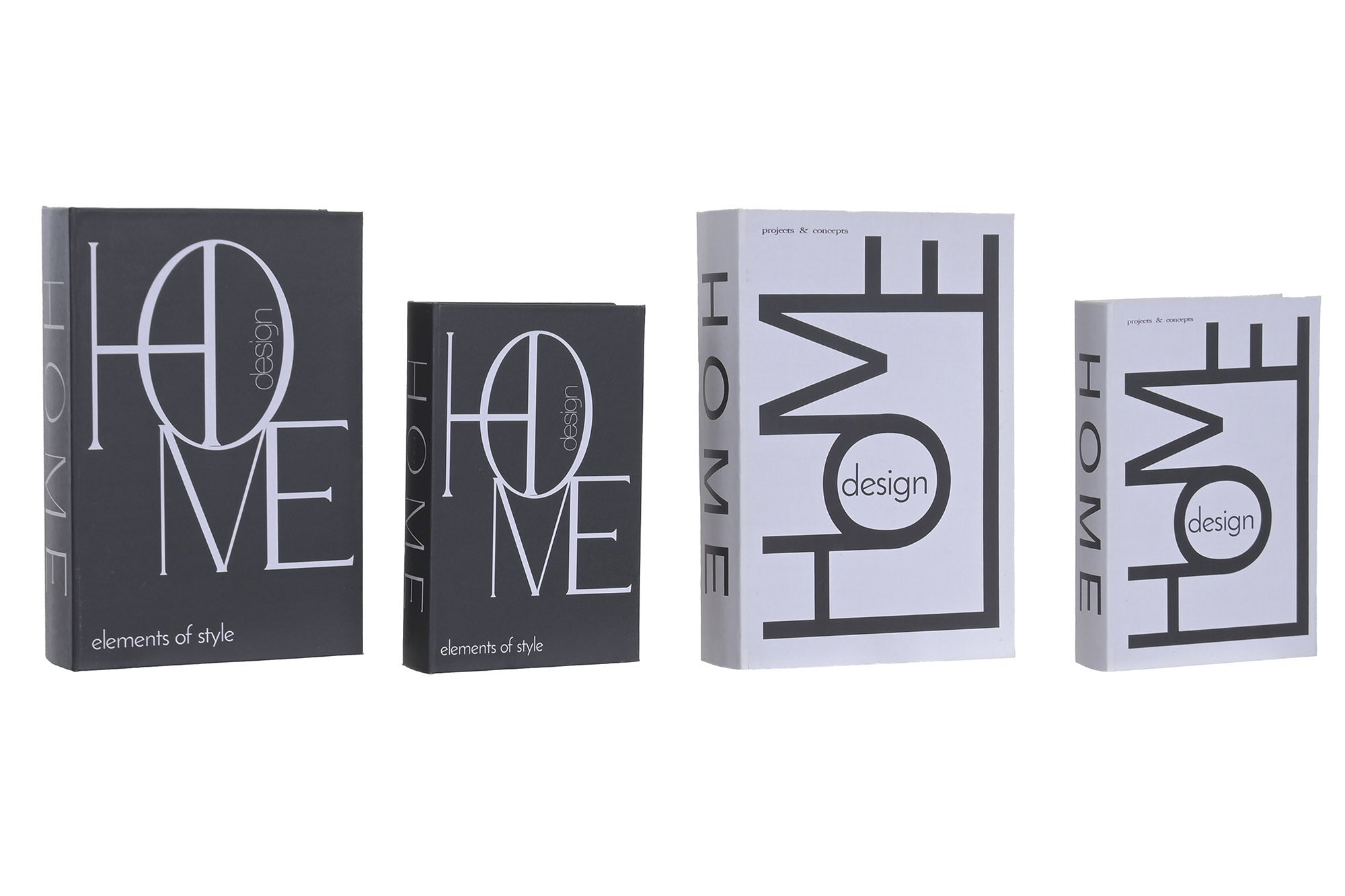 CAJA LIBRO SET 2 PU MDF 21X7X30 HOME 2 SURT.