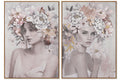 CUADRO LIENZO PS 70X3,5X100 CHICA FLORES 2 SURT.