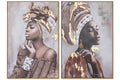 CUADRO LIENZO PS 80X3,5X120 AFRICANA 2 SURT.