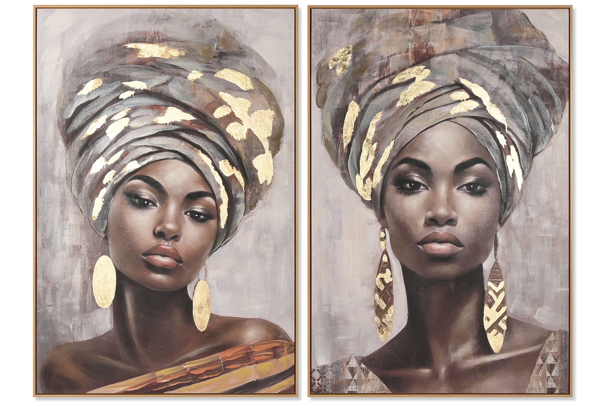 CUADRO LIENZO PS 80X3,5X120 AFRICANA 2 SURT.