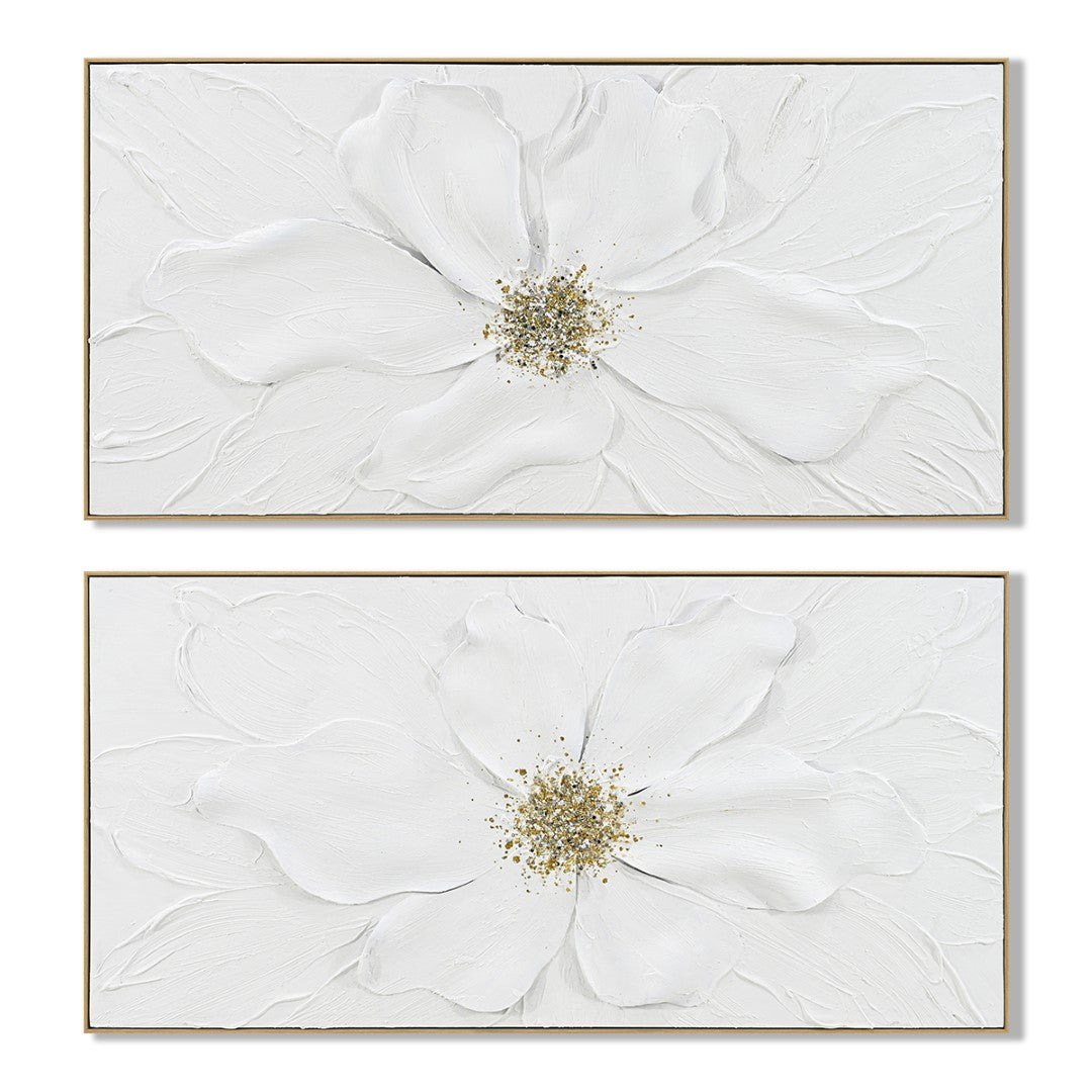 CUADRO LIENZO MDF 142X4,5X72 FLOR 2 SURT.