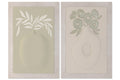 CUADRO LIENZO MDF 80X10X120 JARRON 3D 2 SURT.