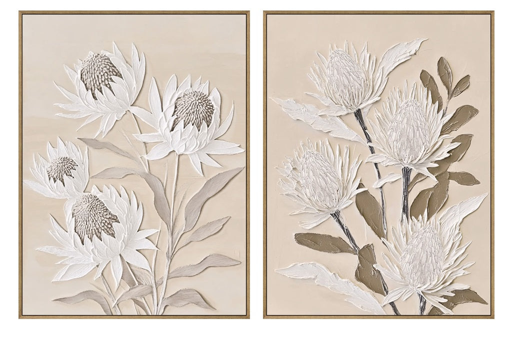 CUADRO LIENZO PS 60X3,7X80 FLORES 2 SURT.