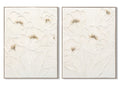 CUADRO LIENZO MDF 92X4,5X122 FLORES 2 SURT.