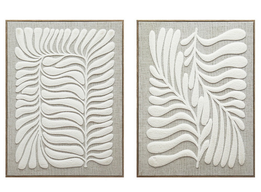 CUADRO LIENZO POLIESTER 45X3X60 FLORES 2 SURT.