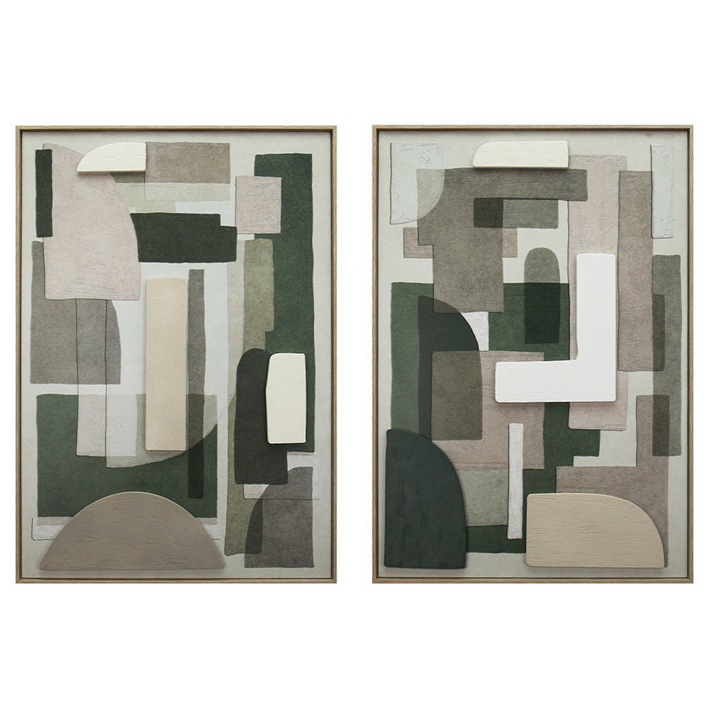 CUADRO LIENZO MDF 70X3,5X100 ABSTRACTO 3D 2 SURT.