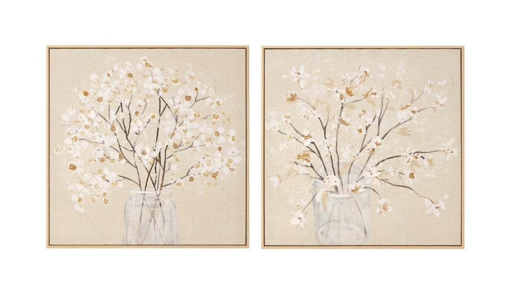 CUADRO LIENZO PS 50X3,2X50 JARRON 2 SURT.