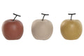 DECORACION PORCELANA 9X9X11 MANZANA MATE 3 SURT.
