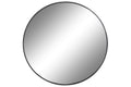 ESPEJO HIERRO CRISTAL 80X2X80 NEGRO