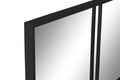 ESPEJO HIERRO CRISTAL 122X2,5X122 VENTANA NEGRO