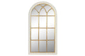 ESPEJO PAULOWNIA CRISTAL 68X4X128 VENTANA DORADO