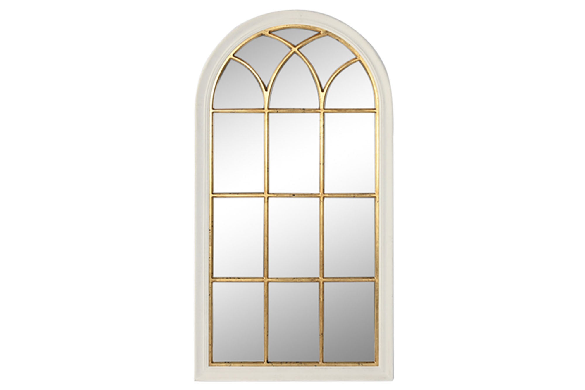 ESPEJO PAULOWNIA CRISTAL 68X4X128 VENTANA DORADO
