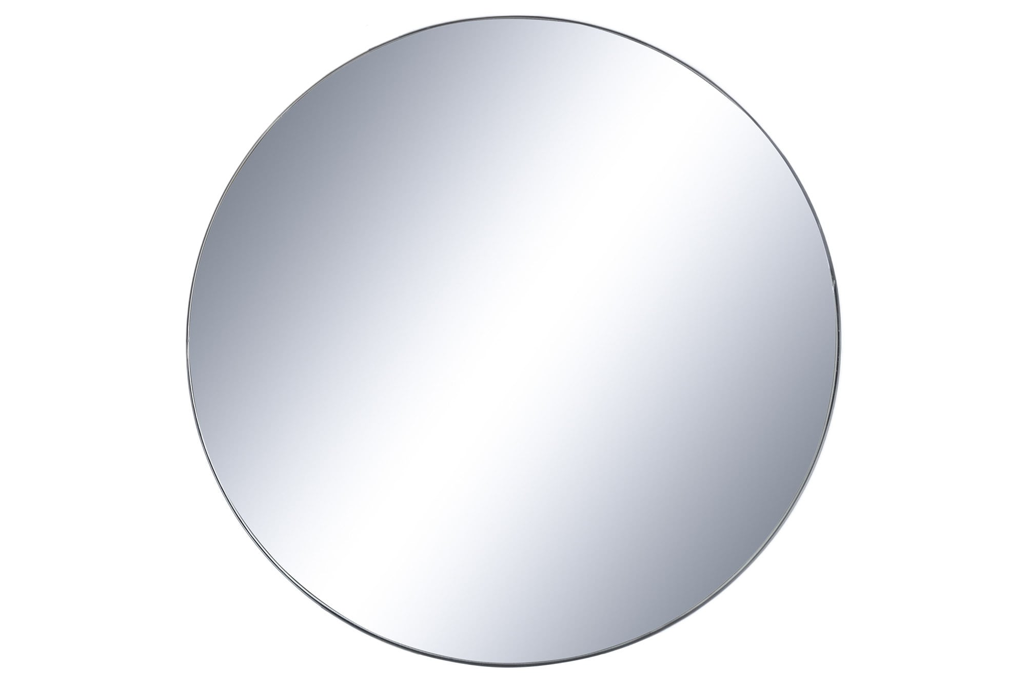 ESPEJO HIERRO CRISTAL 80X4X80 NEGRO
