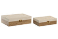 CAJA SET 2 MADERA 36X23X10,3 BLANCO