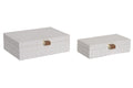 CAJA SET 2 PU 30X21X9 BLANCO