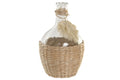 JARRON CRISTAL FIBRA 16X16X25,5 2L NATURAL