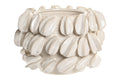 CENTRO MESA GRES 30X30X19 CARAMBOLA BLANCO