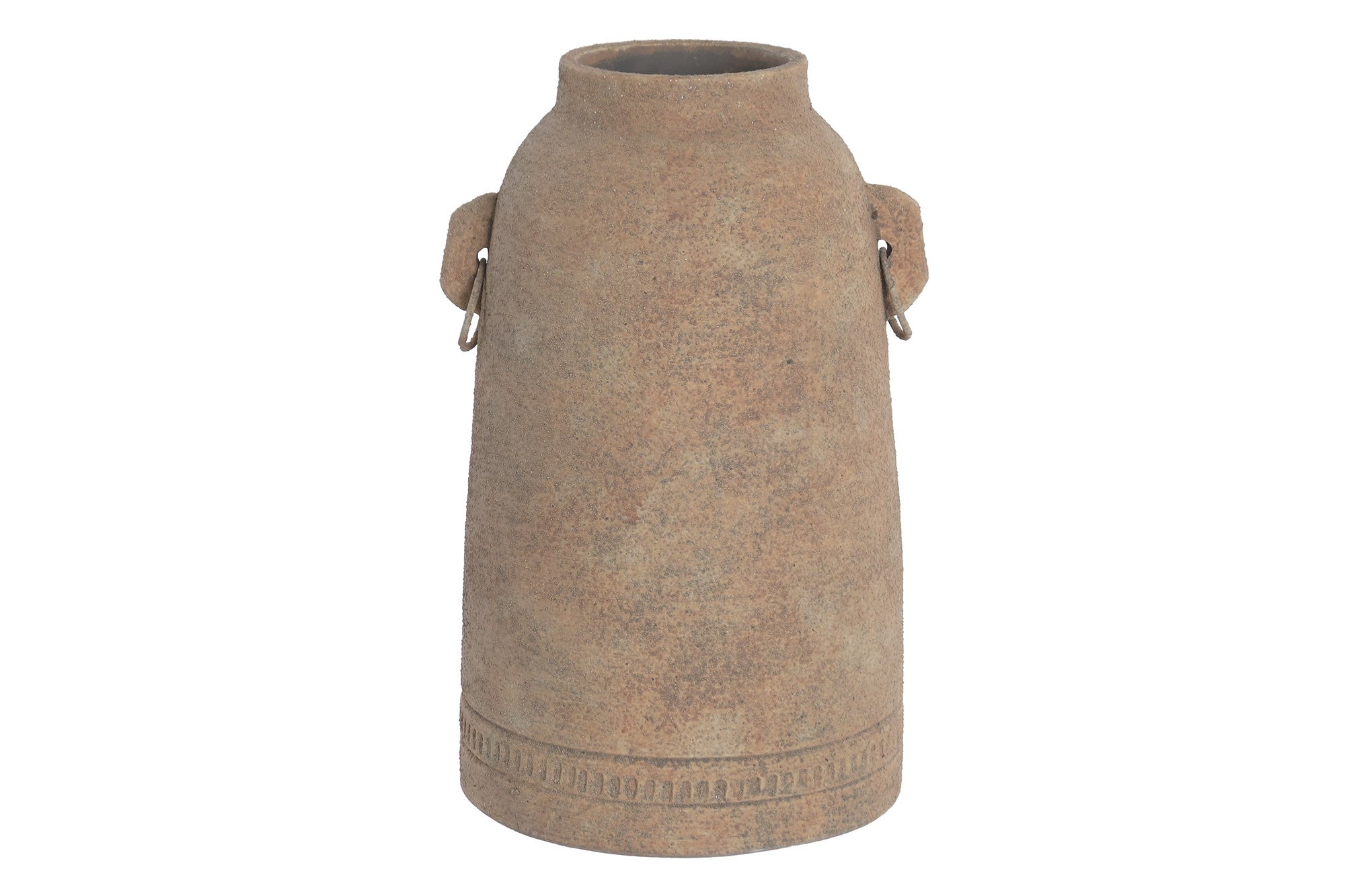 JARRON TERRACOTA 21X18X31 DESGASTADO ARTESANAL
