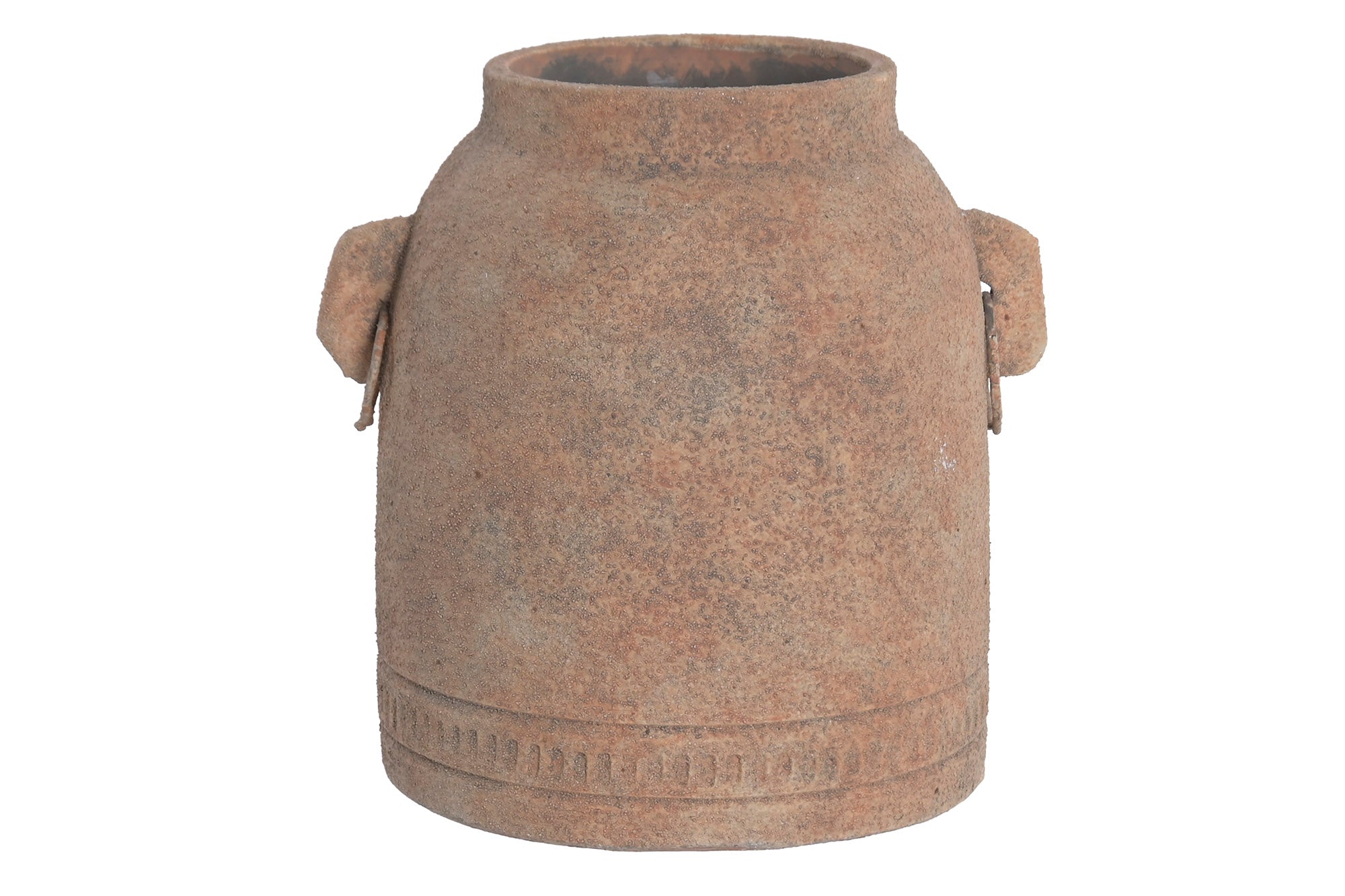 JARRON TERRACOTA 20X17X20 DESGASTADO ARTESANAL