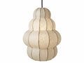 LAMPARA TECHO METAL FIBRA DE PAPEL 40X40X59