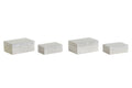 JOYERO SET 2 MANGO ALUMINIO 15,5X10X6,5 2 SURT.