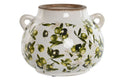 JARRON GRES 21X20X16 OLIVO VERDE