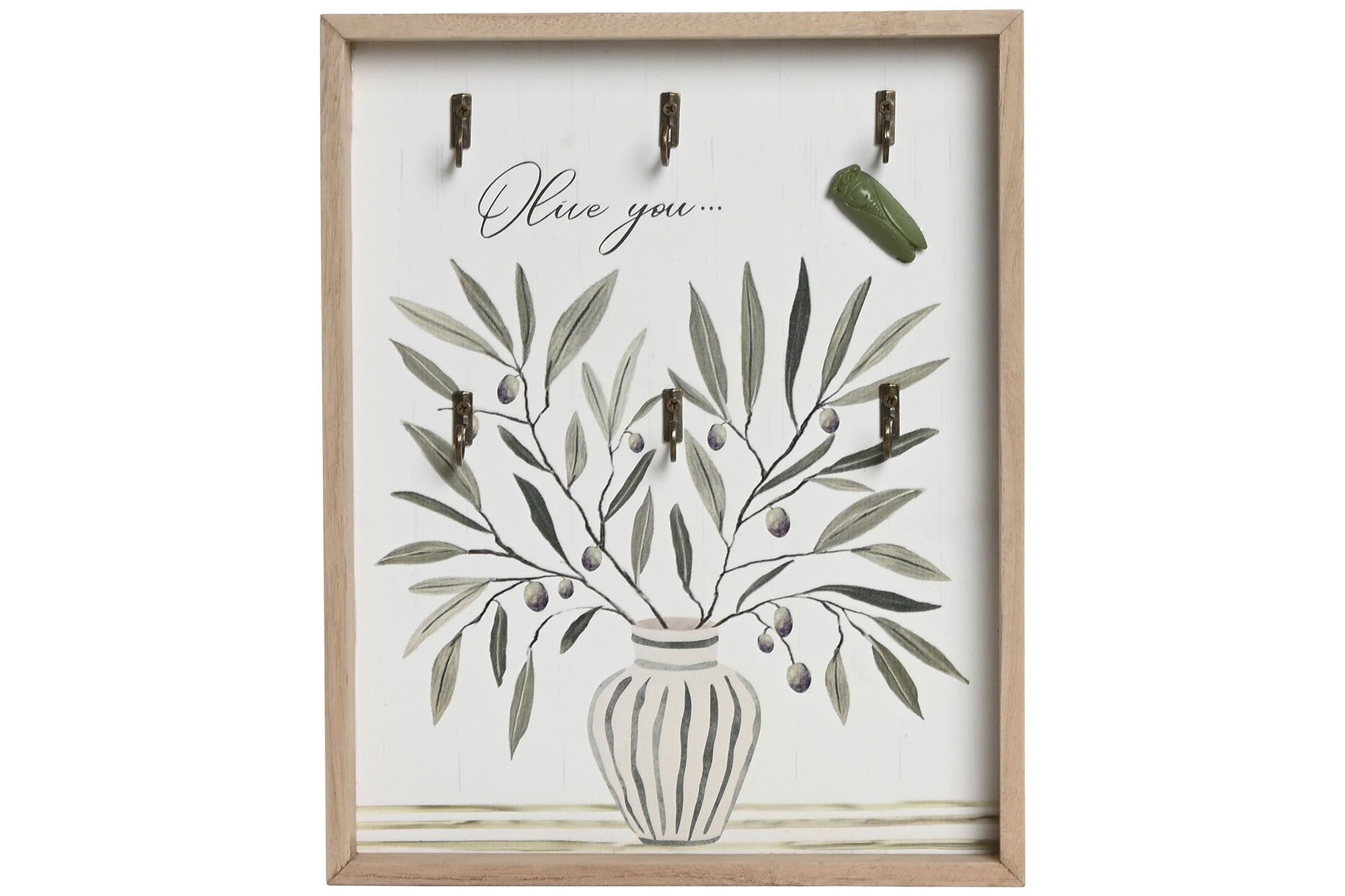 GUARDALLAVES MDF 24X3X30 OLIVO BLANCO