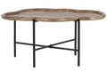 MESITA AUXILIAR MANGO HIERRO 88X49X42 NUBE NATURAL