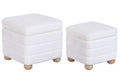 REPOSAPIES SET 2 POLIESTER 43X43X40 ALMACENAJE INT