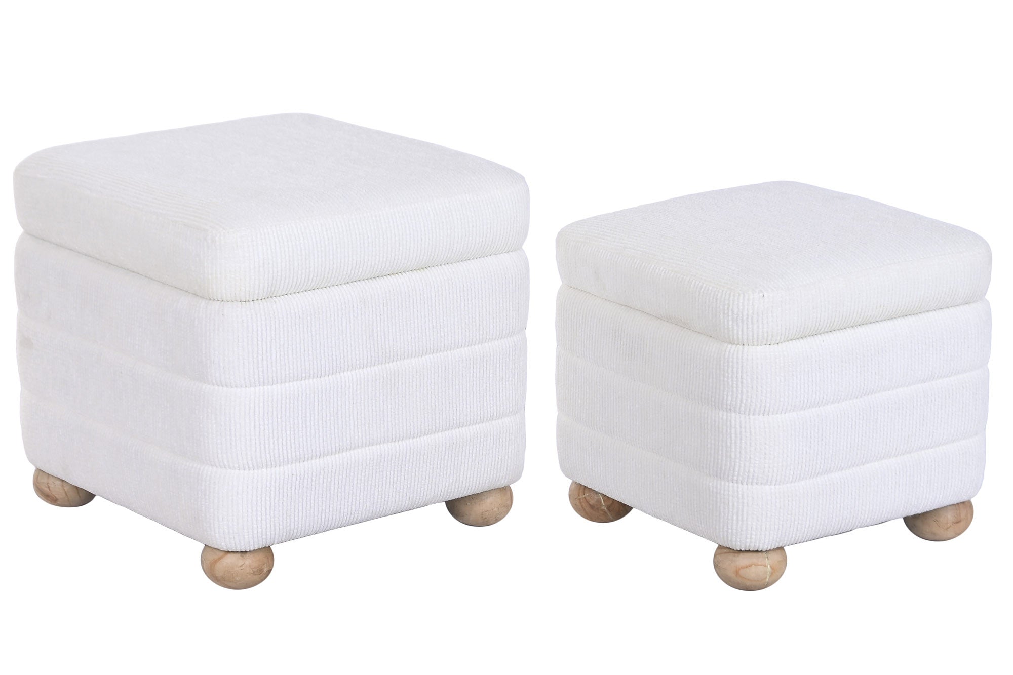 REPOSAPIES SET 2 POLIESTER 43X43X40 ALMACENAJE INT