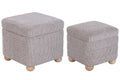 REPOSAPIES SET 2 POLIESTER 43X43X40 ALMACENAJE INT