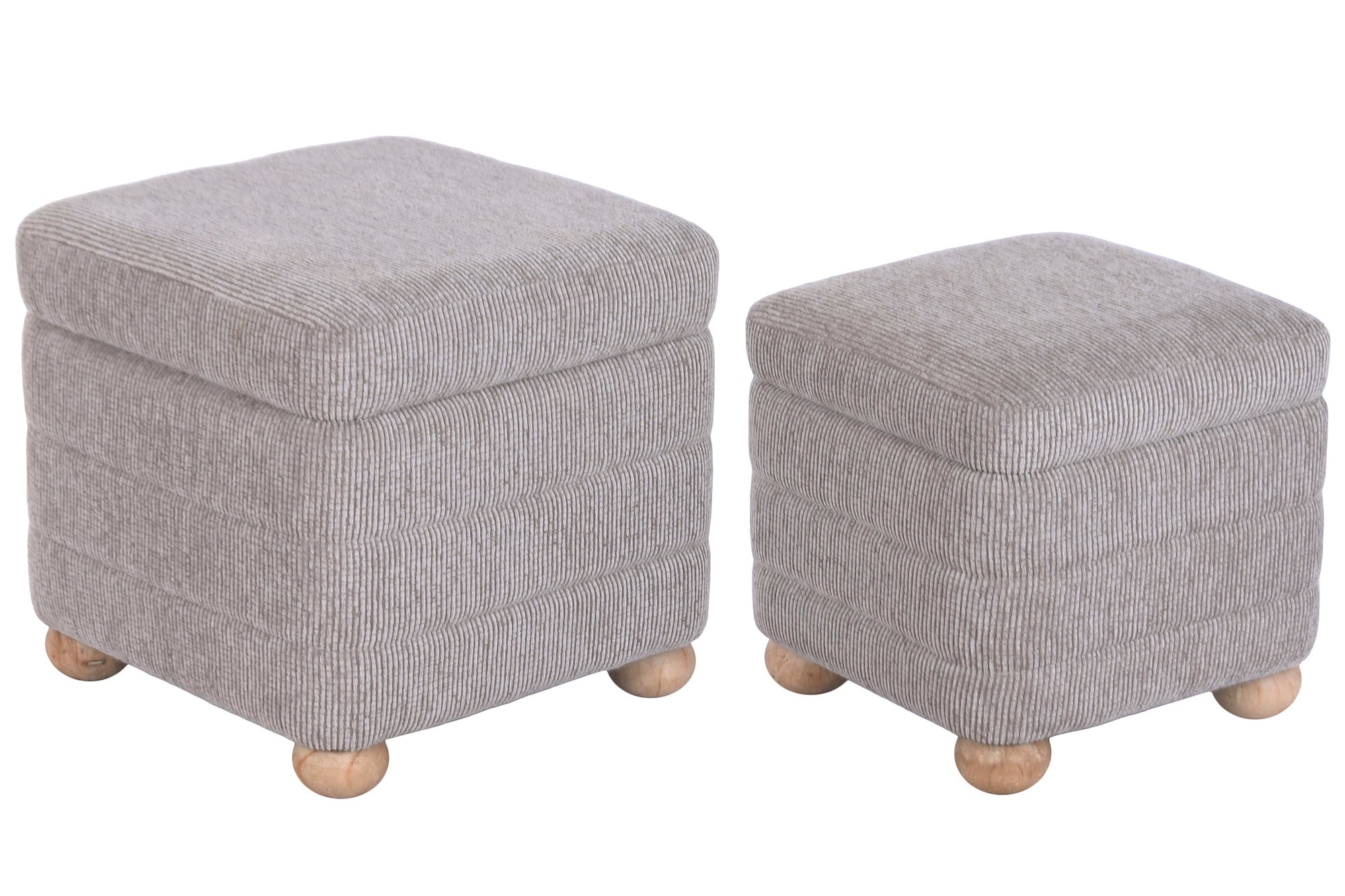 REPOSAPIES SET 2 POLIESTER 43X43X40 ALMACENAJE INT