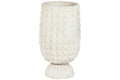 MACETERO FIBRA ARCILLA 35X35X60 DESGASTADO CRUDO