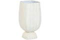 MACETERO FIBRA ARCILLA 32X32X60 DESGASTADO CRUDO