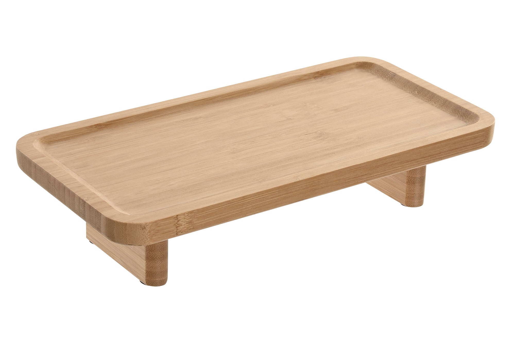 BANDEJA BAMBU 30,5X15,6X6,8 PATAS NATURAL