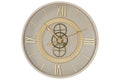 RELOJ PARED HIERRO CRISTAL 59X8X59 MOVIMIENTO