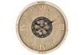 RELOJ PARED ABETO CRISTAL 63,5X8X63,5 MOVIMIENTO