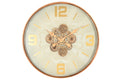 RELOJ PARED METAL CRISTAL 60X8X60 MOVIMIENTO