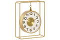 RELOJ SOBREMESA ALUMINIO 18,5X7X24 DORADO