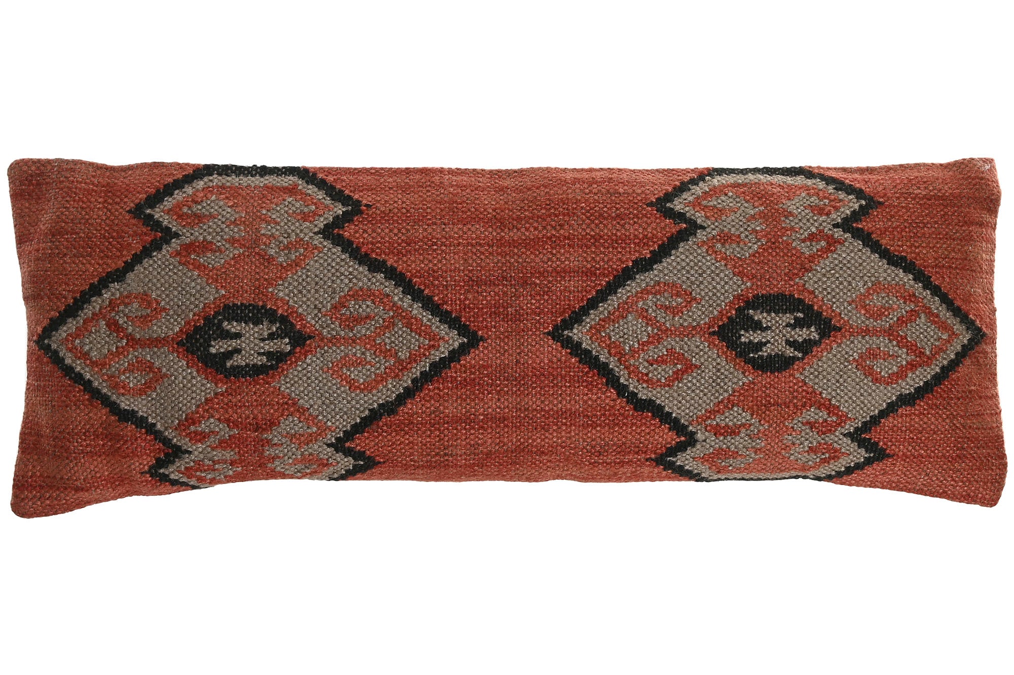 COJIN LANA YUTE 30X85 550 GRS KILIM ROJO